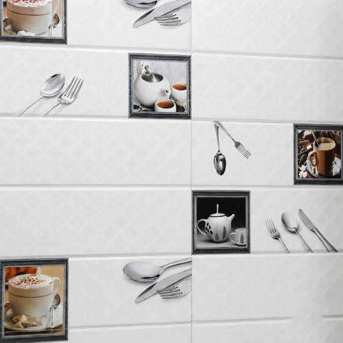 White Kitchen Wall Tiles