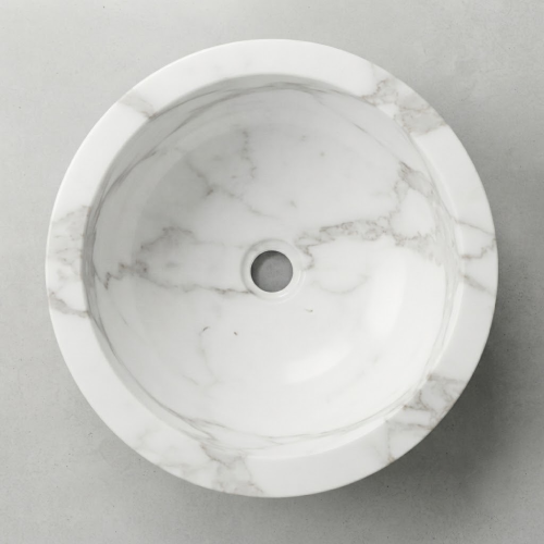 Round Stone Wash Basin
