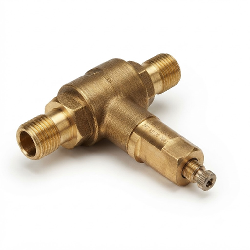 SHUT-OFF BALL VALVE STRAIGHT