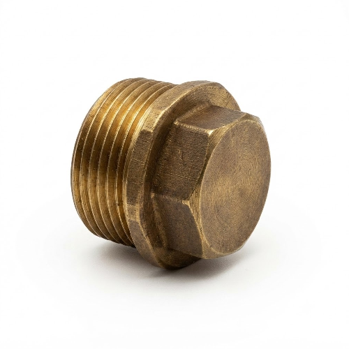 END CAP -MALE (BRASS)
