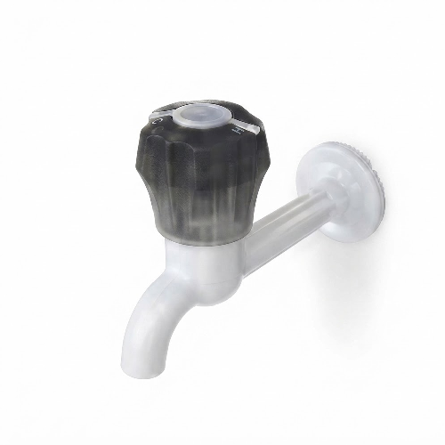 Bib Cock with Flange Long Body