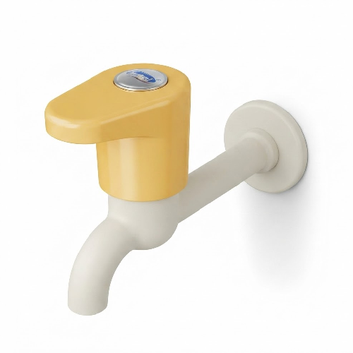Bib Cock with Flange Long Body