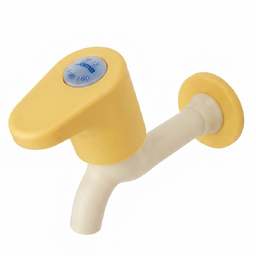 Bib Cock with Flange Long Body