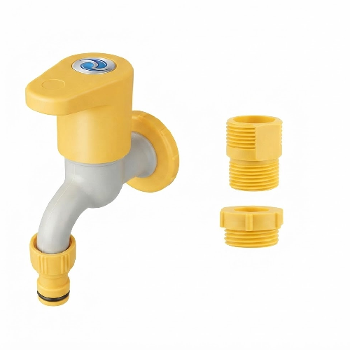 Washing Machine Cock with Flange