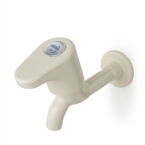 Bib Cock with Flange Long Body