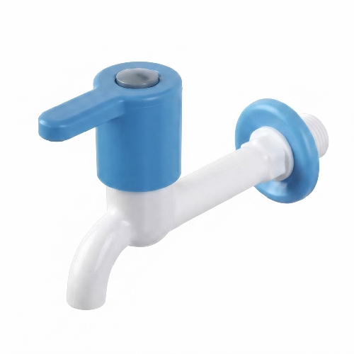 Bib Cock with Flange Long Body