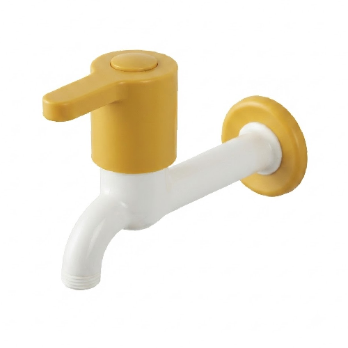 Bib Cock with Flange Long Body