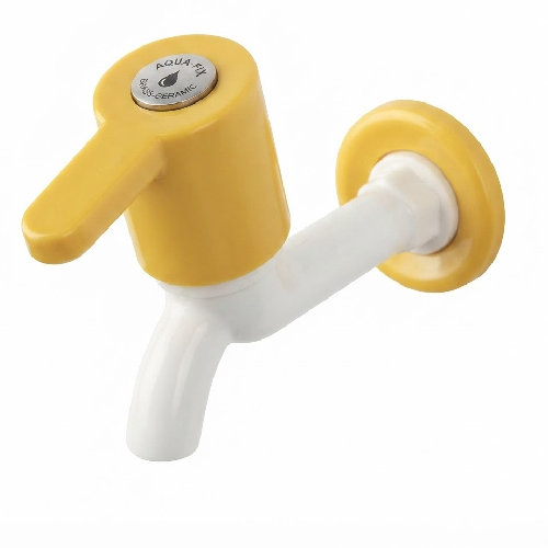 Bib Cock with Flange Long Body