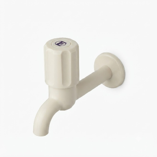 Bib Cock with Flange Long Body