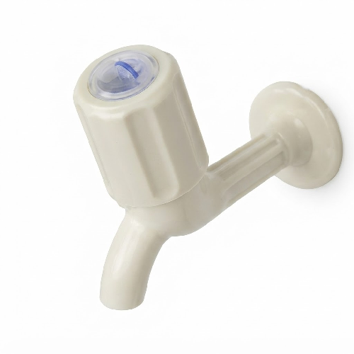 Bib Cock with Flange  Long Body