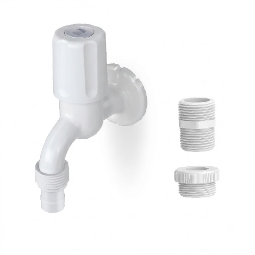 Washing Machine Cock with Flange