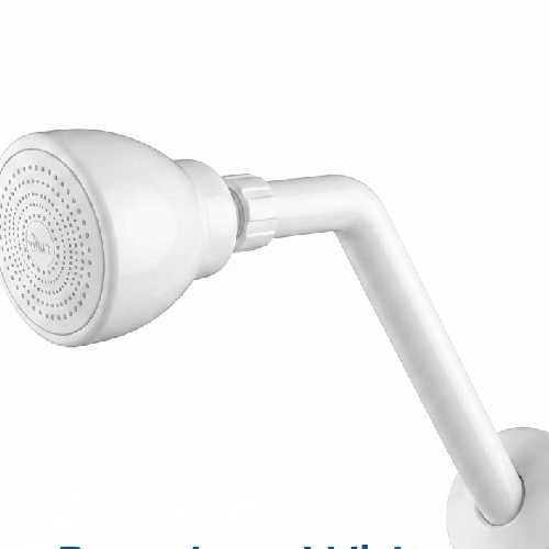 Premium White PTMT Shower