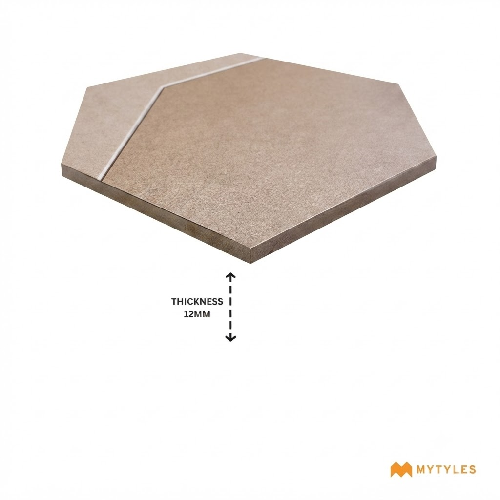 Vitrified Beige Digital Parking Floor and Wall Tile Code36731 (600x600mm, Matt) - Image 3