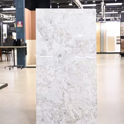 Vitrified White Floor and Wall Tile Code37040 (600x1200mm, Glossy)