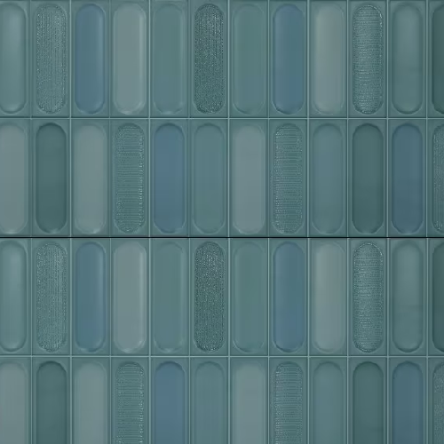 Ceramic Blue Textured Wall Tile Code35918 (300x600mm, Matt)