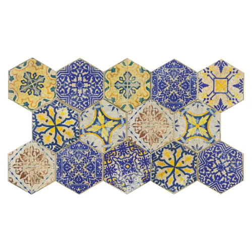 Imported Hexagon Tile Code24418 (232x267mm, Matt)