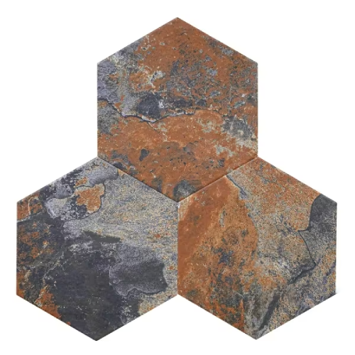 Vitrified Hexagon Floor and Wall Tile Code39091 (220x255mm, Matt)