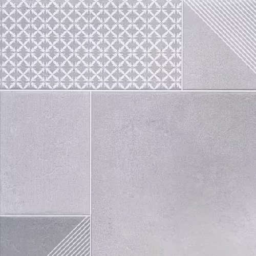 Vitrified Gray Digital Parking Floor and Wall Tile Code36742 (600x600mm, Matt)