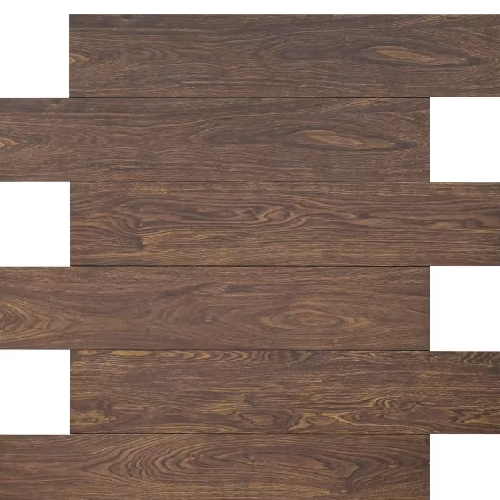 Vitrified Brown Wooden Floor and Wall Tile Code35961 (200x1200mm, Matt)