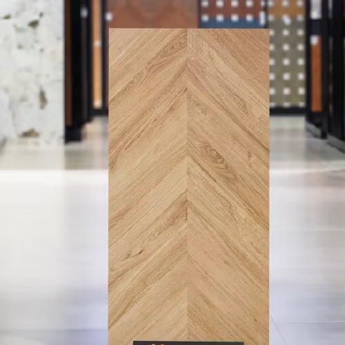 Vitrified Brown Wooden Floor and Wall Tile Code37076 (600x1200mm, Matt)