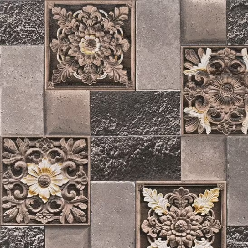 Ceramic Gray Elevation Wall Tile Code37619 (300x600mm, Sugar)