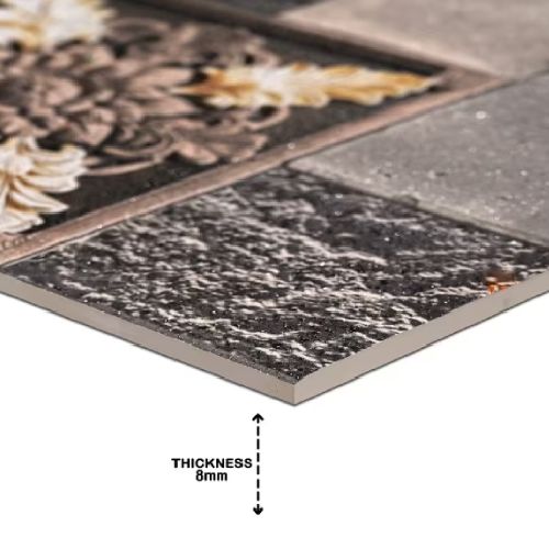 Ceramic Gray Elevation Wall Tile Code37619 (300x600mm, Sugar) - Image 3
