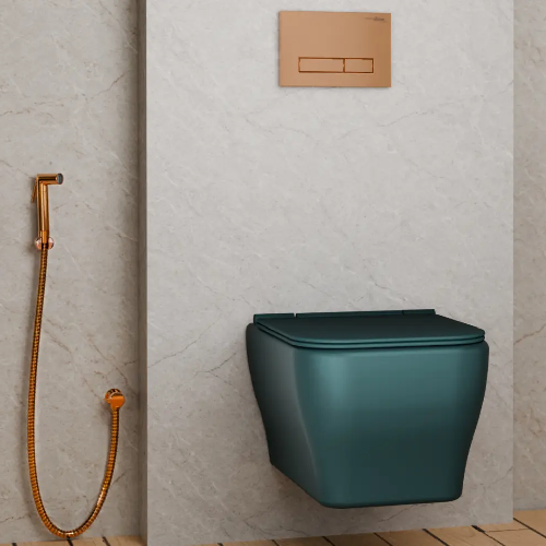 Element Plus Wall Mount Toilet - Pine Matte